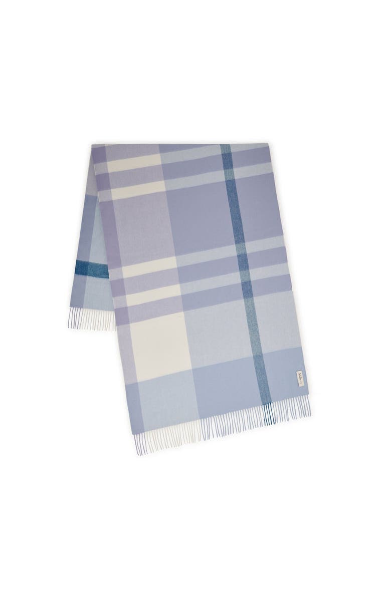 Mulberry Large Check Merino Wool Scarf, Alternate, color, 