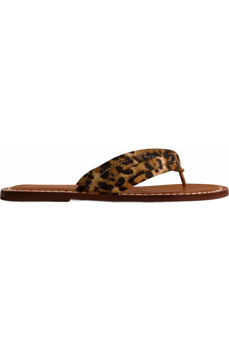 Bernardo Footwear Miami Haircalf Thong Sandal, Main, color,