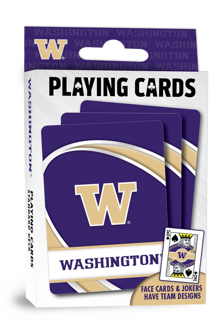 Washington Huskies Playing Cards, Main, color, Multicolor