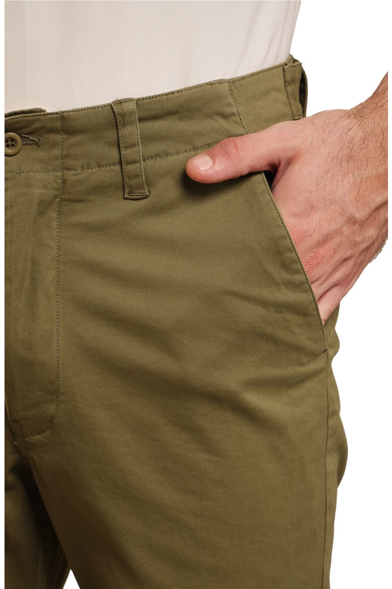 Men's Stretch Cotton Chino Short, Alternate, color, Olive