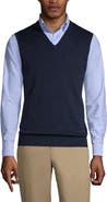 Lands' End School Uniform  Cotton Modal Fine Gauge Sweater Vest