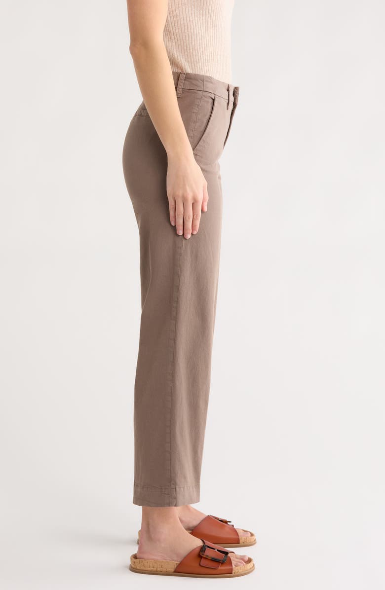 Frank & Eileen Westport The Italian Ankle Wide Leg Pants, Alternate, color, Pecan