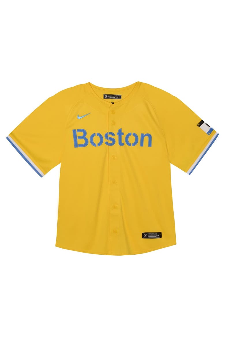 Toddler Nike Gold Boston Red Sox City Connect Limited Jersey, Alternate, color, Gold