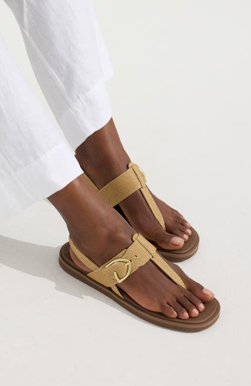Rothys Rothy's The T-strap Sandal In Golden Sun