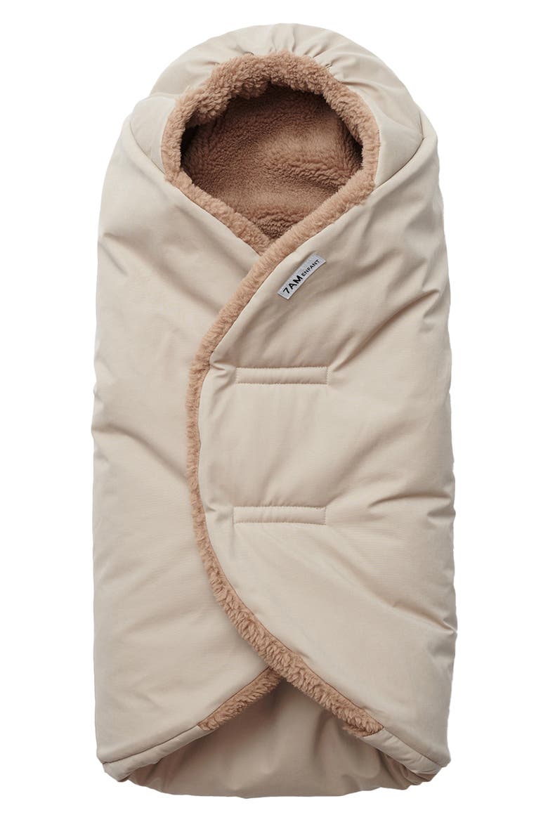 Nido Benji Winter Wrap, Main, color, OAT/ CACAO
