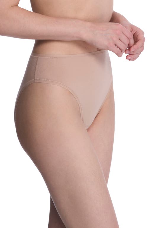 Natori Bliss Bare Cotton High Cut Briefs