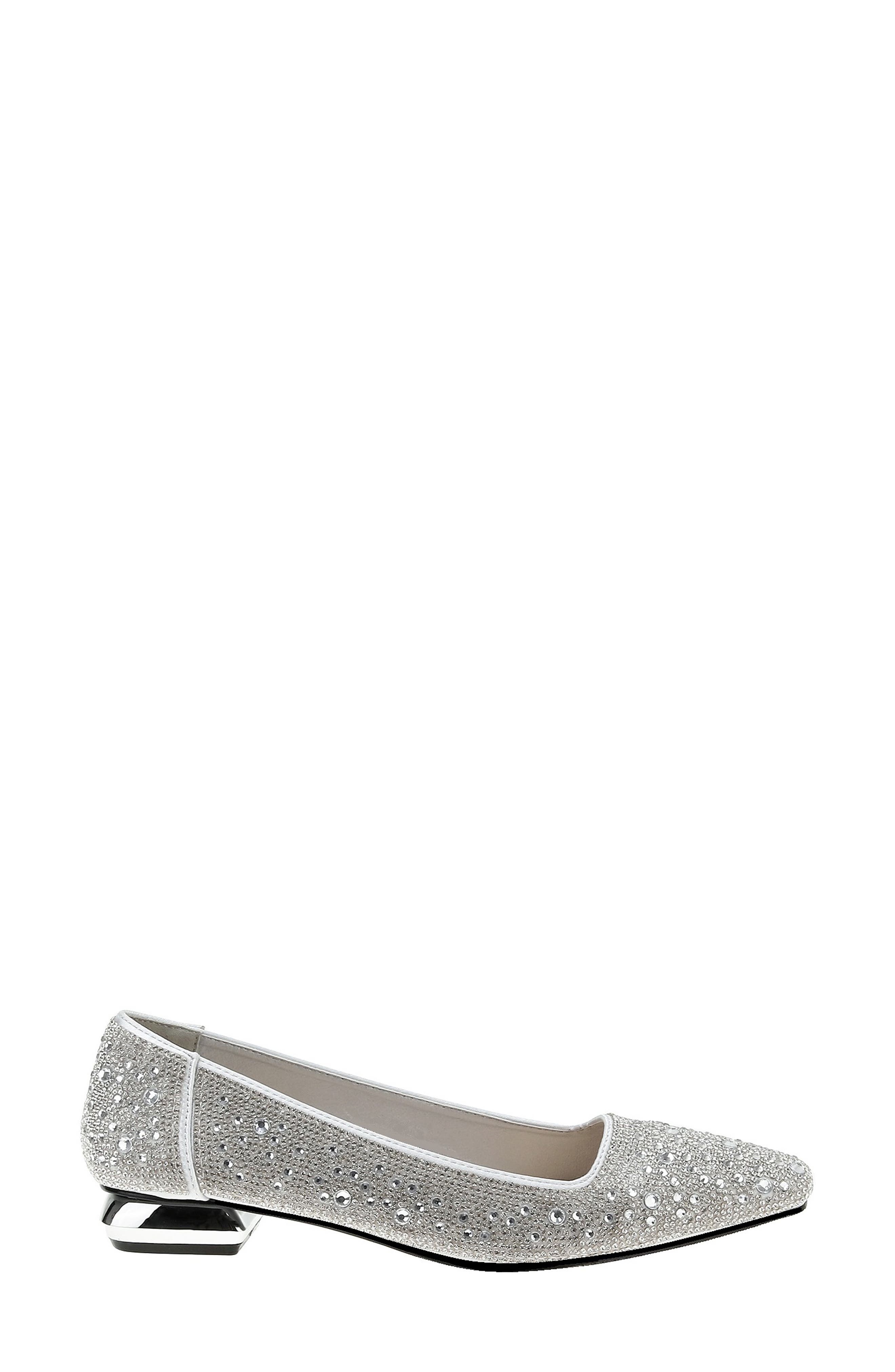 Fever Rhinestone Flat, Alternate, color, SILVER