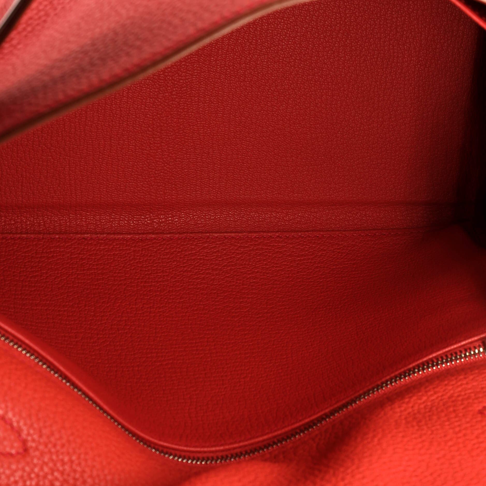 Pre-Owned Hermes Kelly Handbag Pink Togo with Palladium Hardware 28, Alternate, color, Bougainvillier