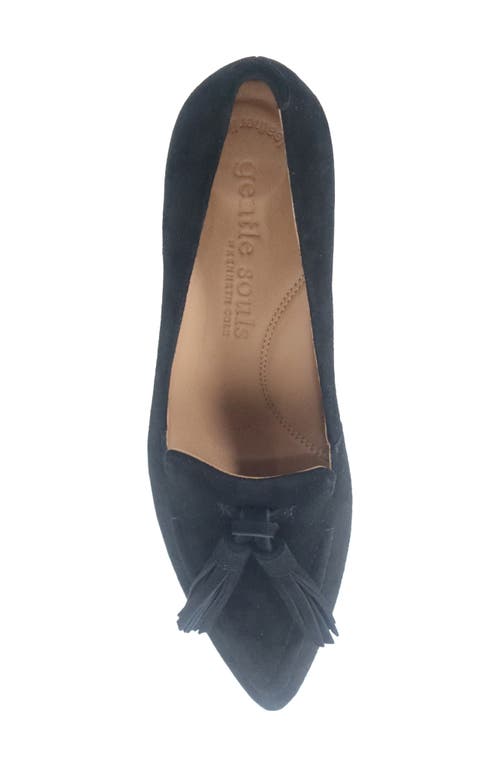 Gentle Souls Glova Tassel Pump In Black