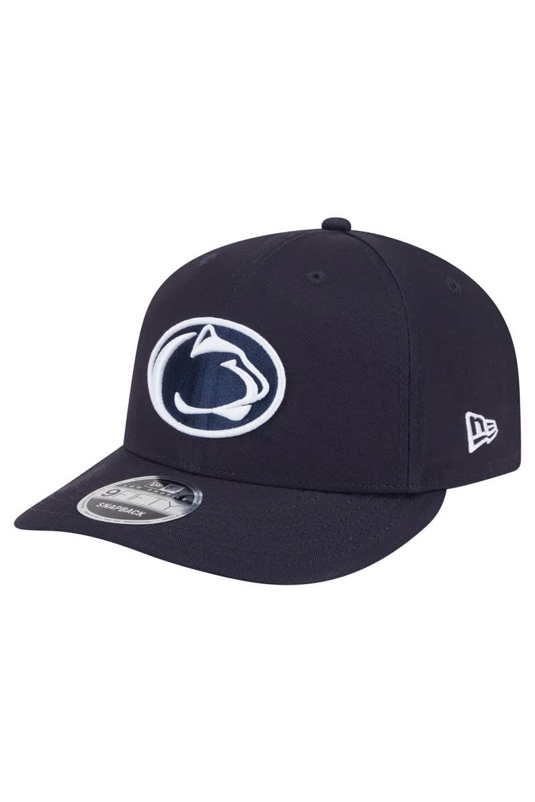 Men's New Era Navy Penn State Nittany Lions Low Profile 9FIFTY Snapback Hat, Main, color, Navy