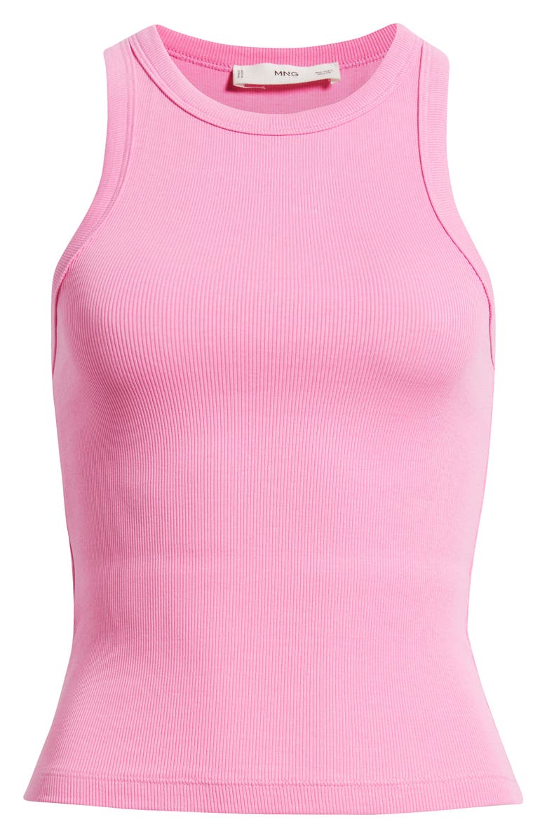MANGO Bonico Rib Tank, Alternate, color, Pastel Pink