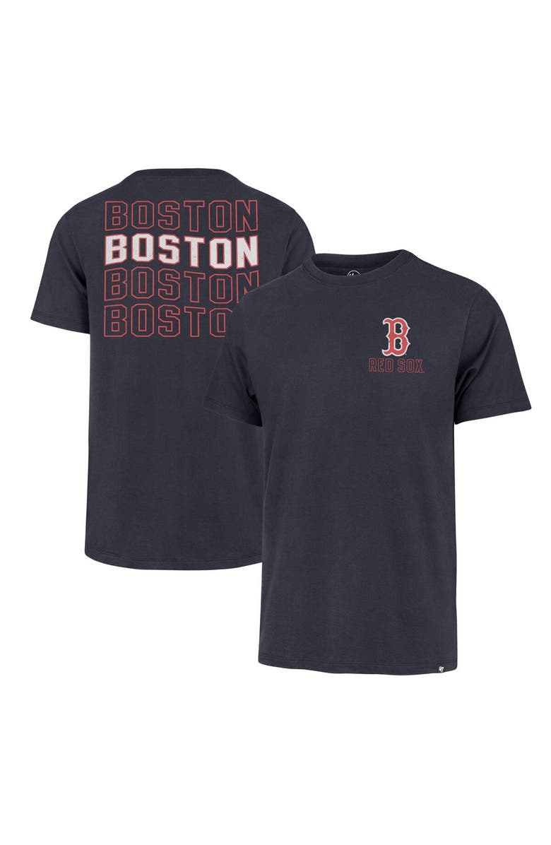 '47 Men's '47 Navy Boston Red Sox Hang Back Franklin T-Shirt, Main, color, Navy