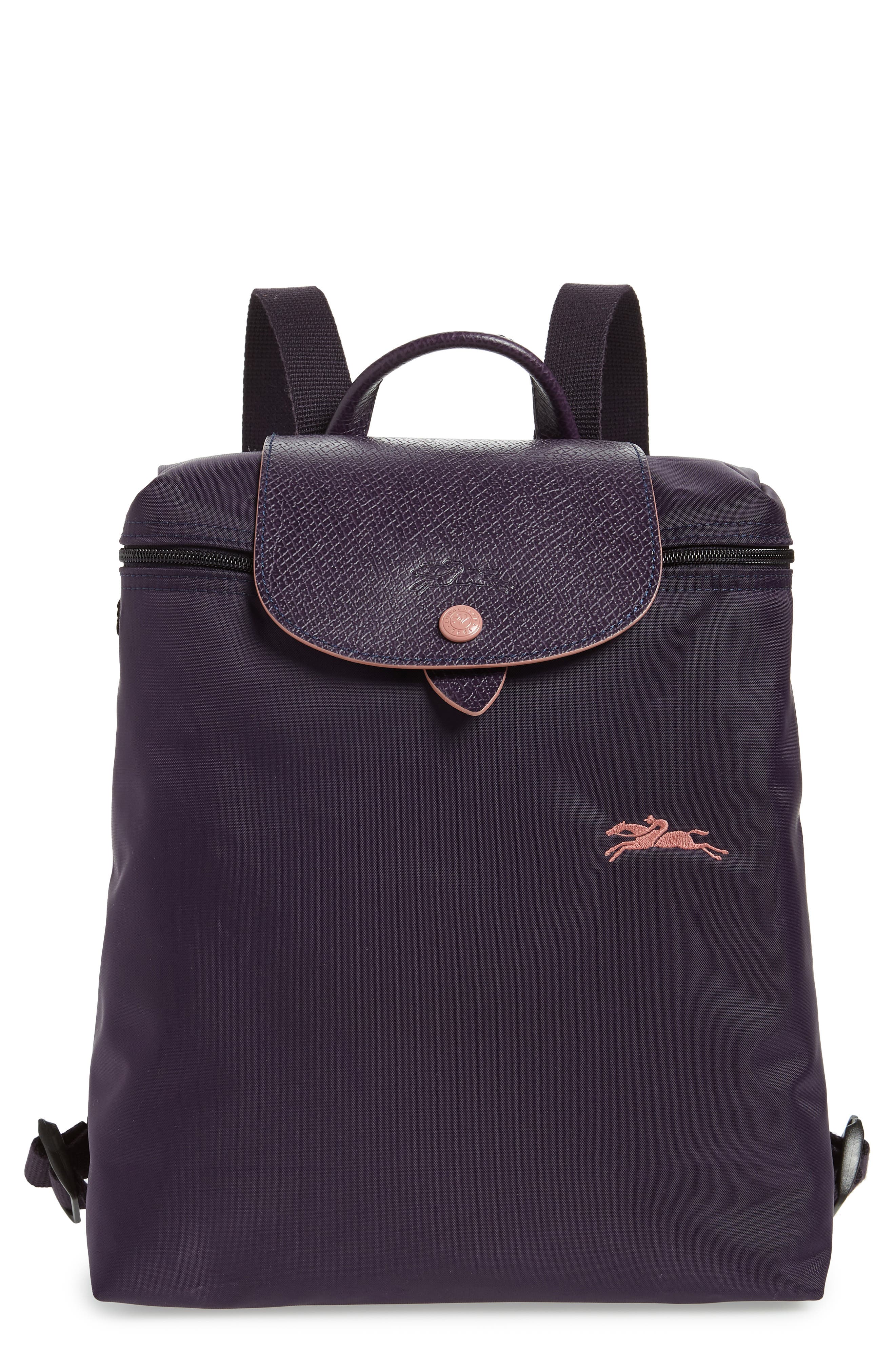 Le Pliage Club Backpack, Main, color, BILBERRY
