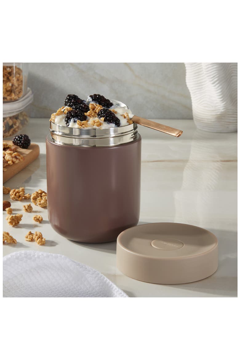 Nom 17-Ounce Food Container, Alternate, color, DARK ROSE