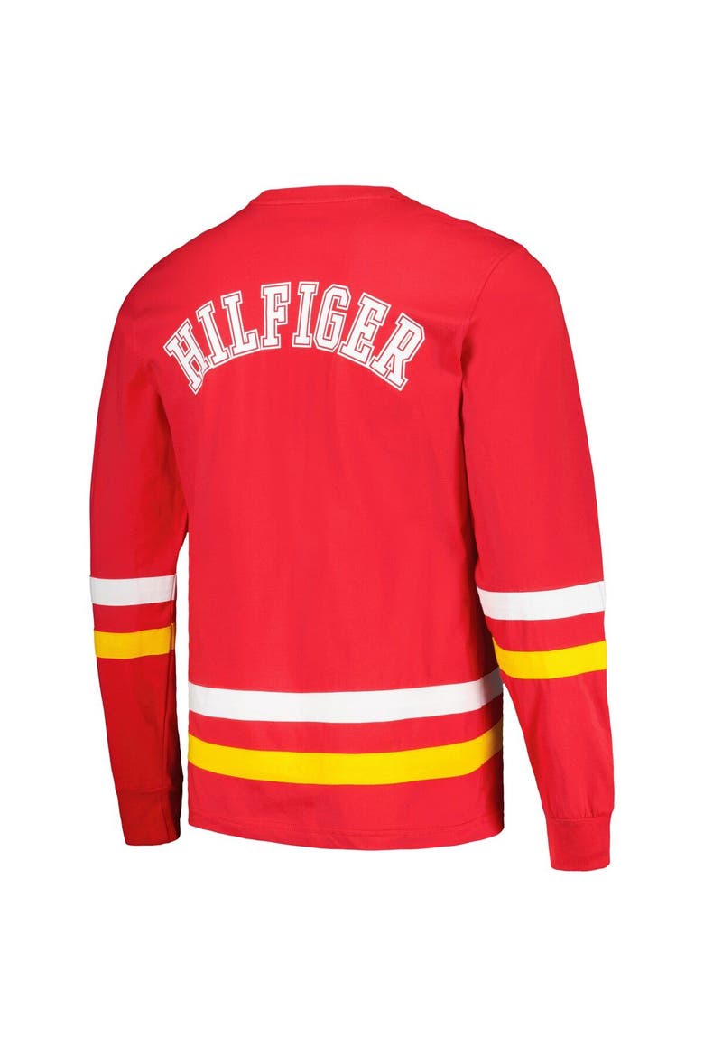Men's Tommy Hilfiger Red/Gold Kansas City Chiefs Nolan Long Sleeve T-Shirt, Alternate, color, Red