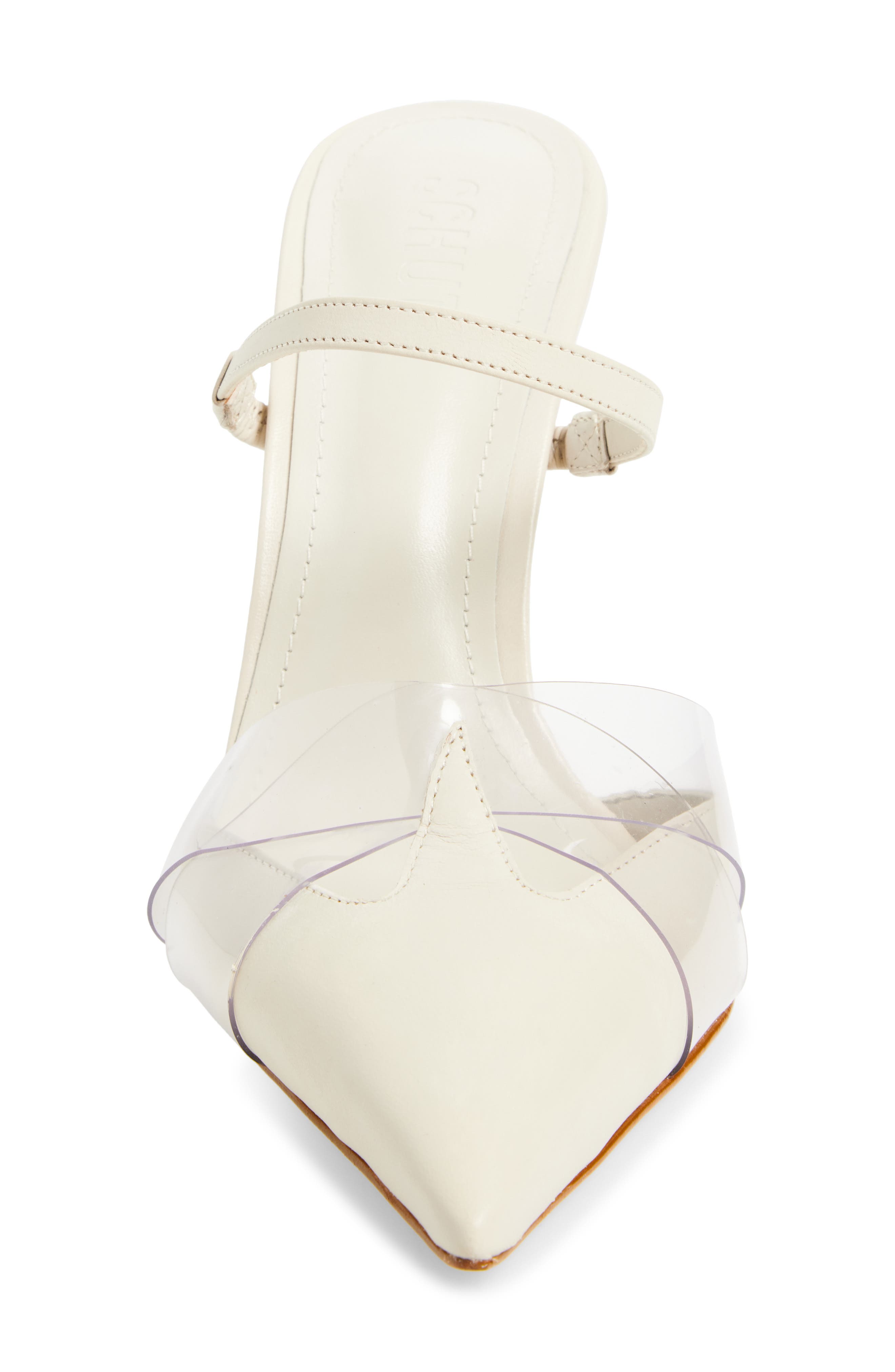 Schutz Tory Vinyl & Leather Mule Pump, Alternate, color, 