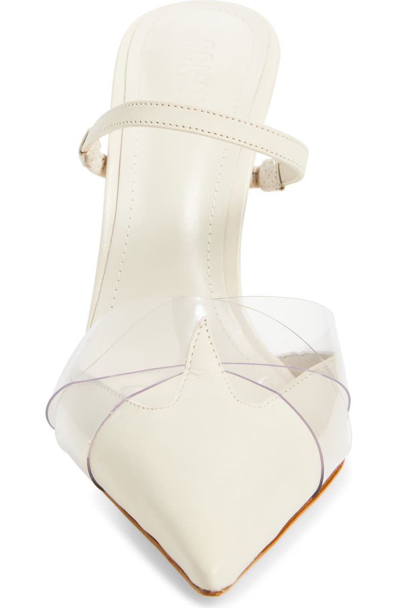 Schutz Tory Vinyl & Leather Mule Pump, Alternate, color,