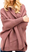SAACHI Oversize Ribbed Knit Cardigan