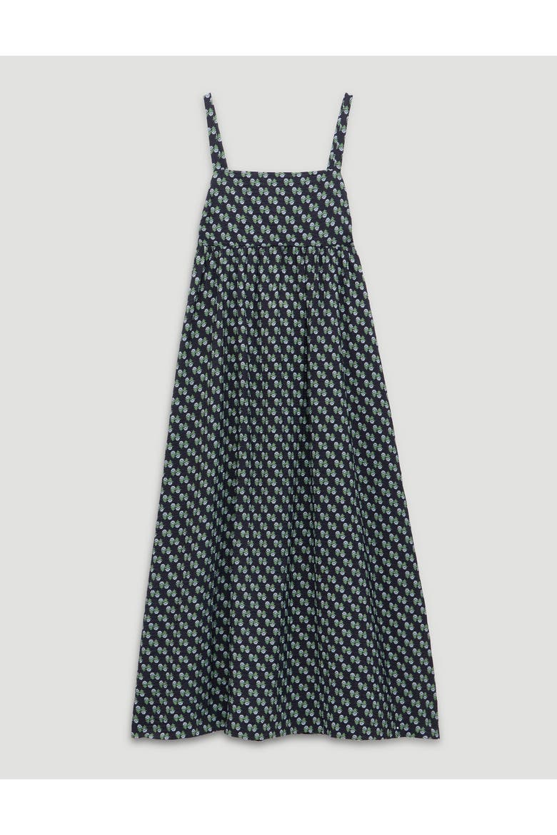 Nami Crinkle Gathered Maxi Dress, Alternate, color, Floral Blue