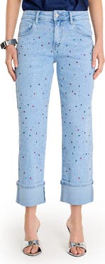 The Noli Shop Ren Cropped Cuff Jean