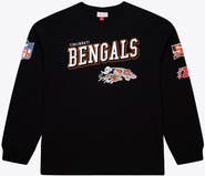 Mitchell & Ness Men's Mitchell & Ness Black Cincinnati Bengals Big & Tall Training Camp Long Sleeve T-Shirt