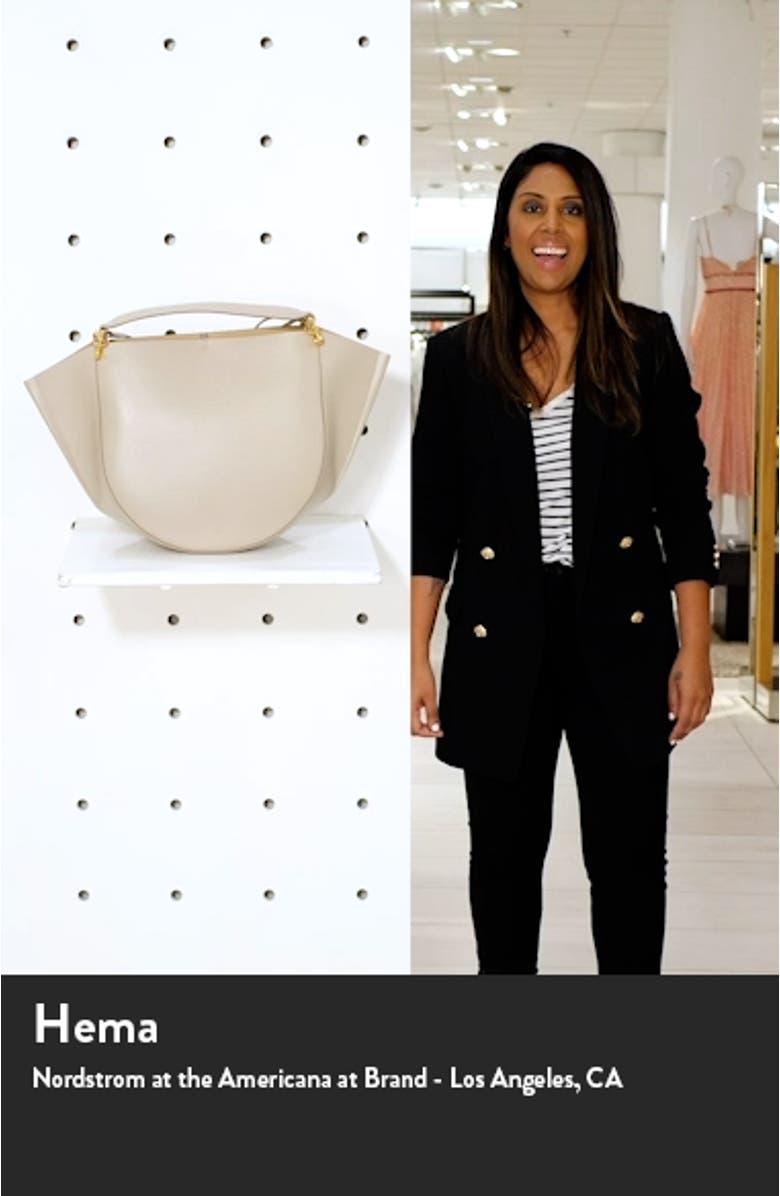 Mia Leather Tote Bag, sales video thumbnail