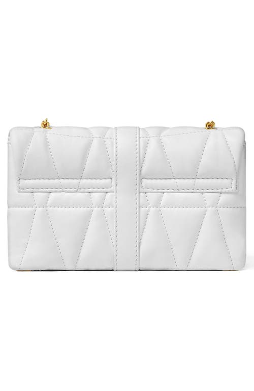 Versace Mini Nappa Kleo Bag In Women In Porcelain White  Gold