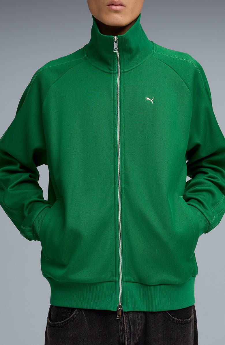 PUMA T7 Track Jacket, Main, color, Archive Green