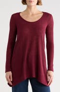 GO COUTURE Asymmetric Tunic Sweater