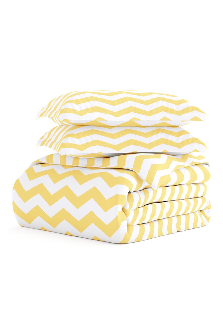 Premium Ultra Soft Arrow 3-Piece Duvet Cover Set, Main, color, YELLOW
