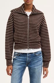 Madewell Zip Up Knit Jacket