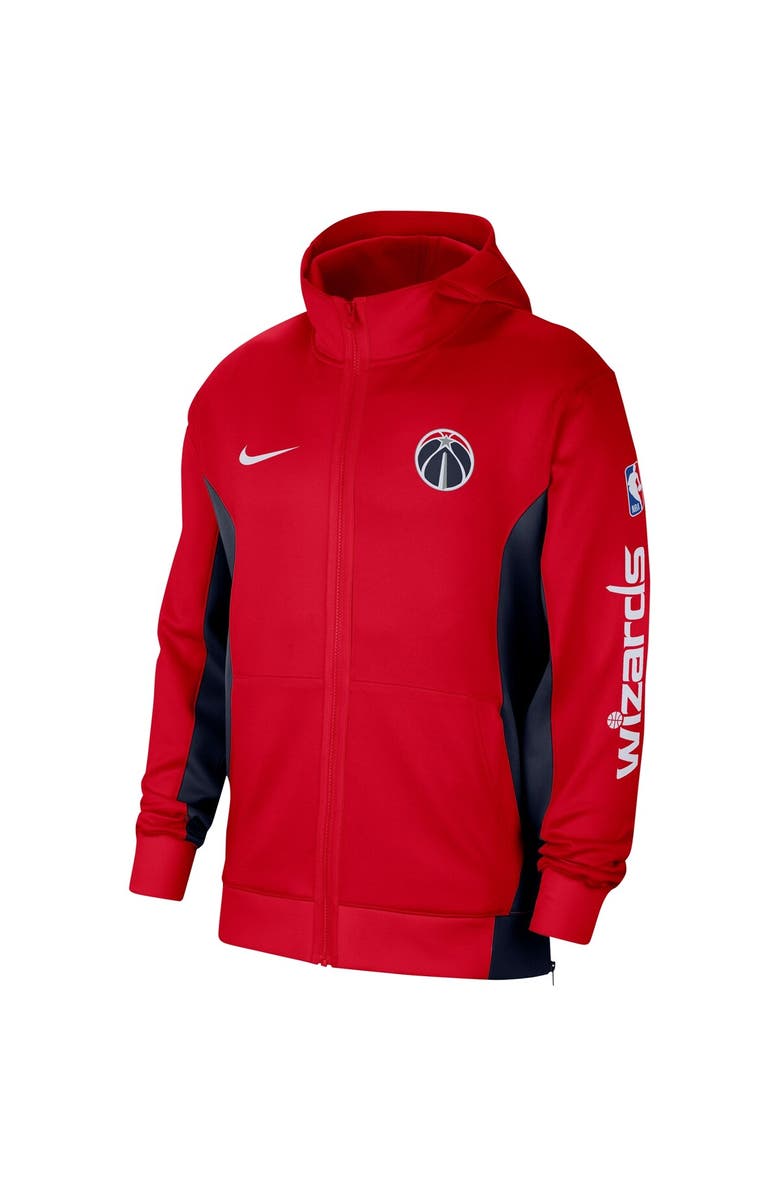 Nike Men's Nike Red Washington Wizards 2023/24 Authentic Showtime Full-Zip Hoodie, Alternate, color, Red