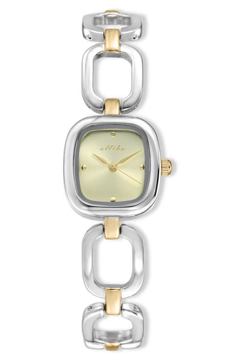 Square Link Bracelet Watch