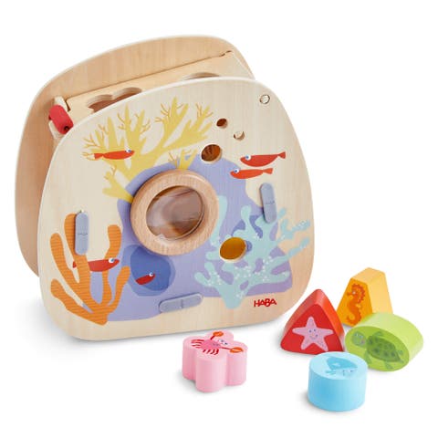 Underwater World Wooden Shape Sorter Toy