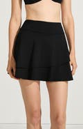 Lands' End High Waisted Tulip Hem Swim Skort