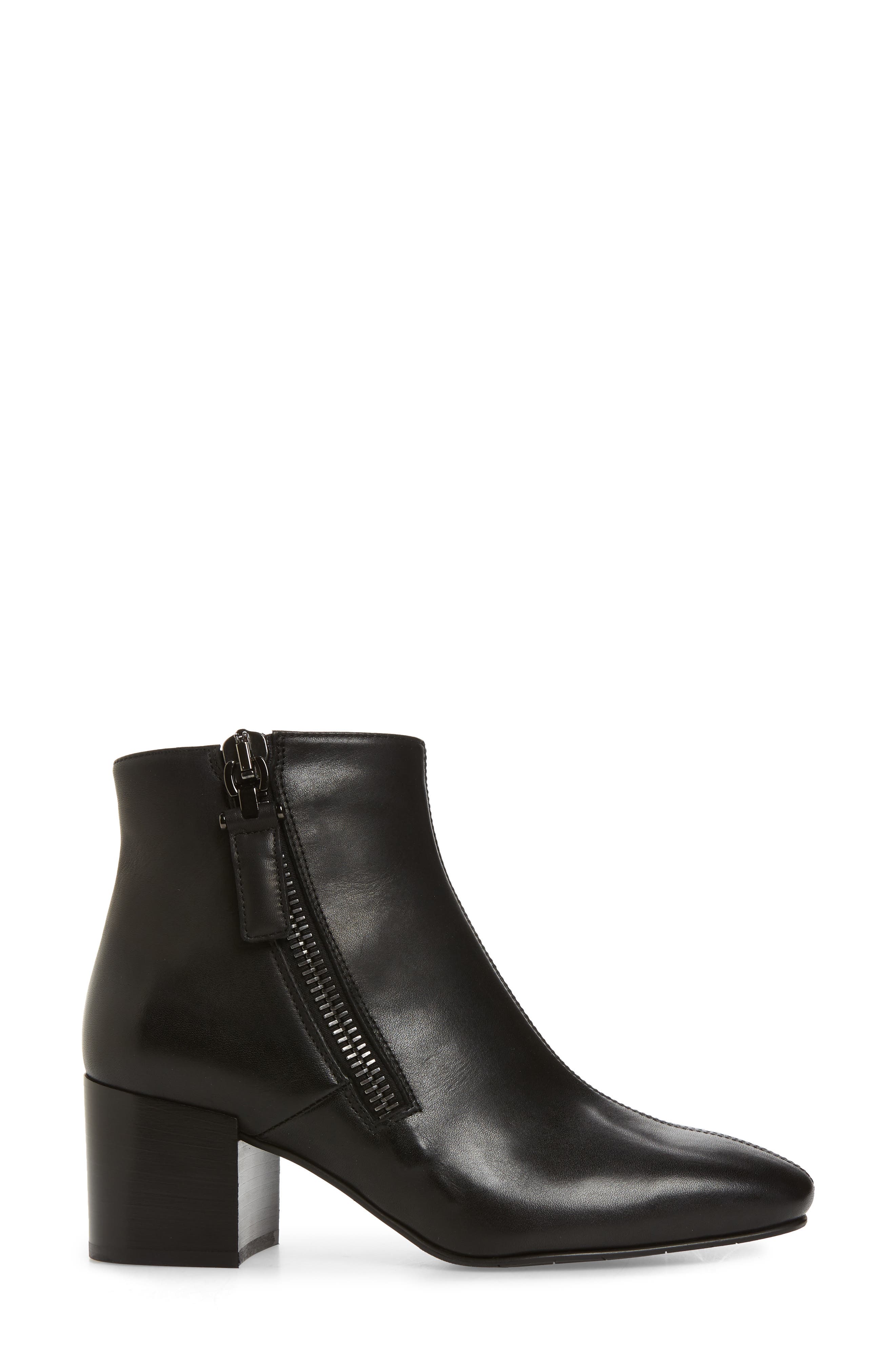 Cathryn Water Resistant Bootie, Alternate, color, BLACK LEATHER