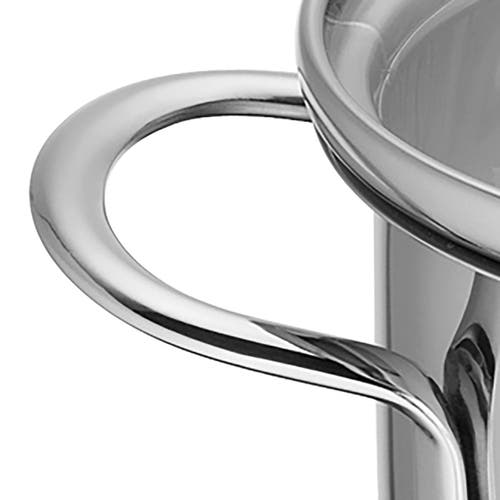 Kuchenprofi Mini Stockpot W/ Glass Lid, 1.6 Qt., 6.25-inch Diameter In Silver