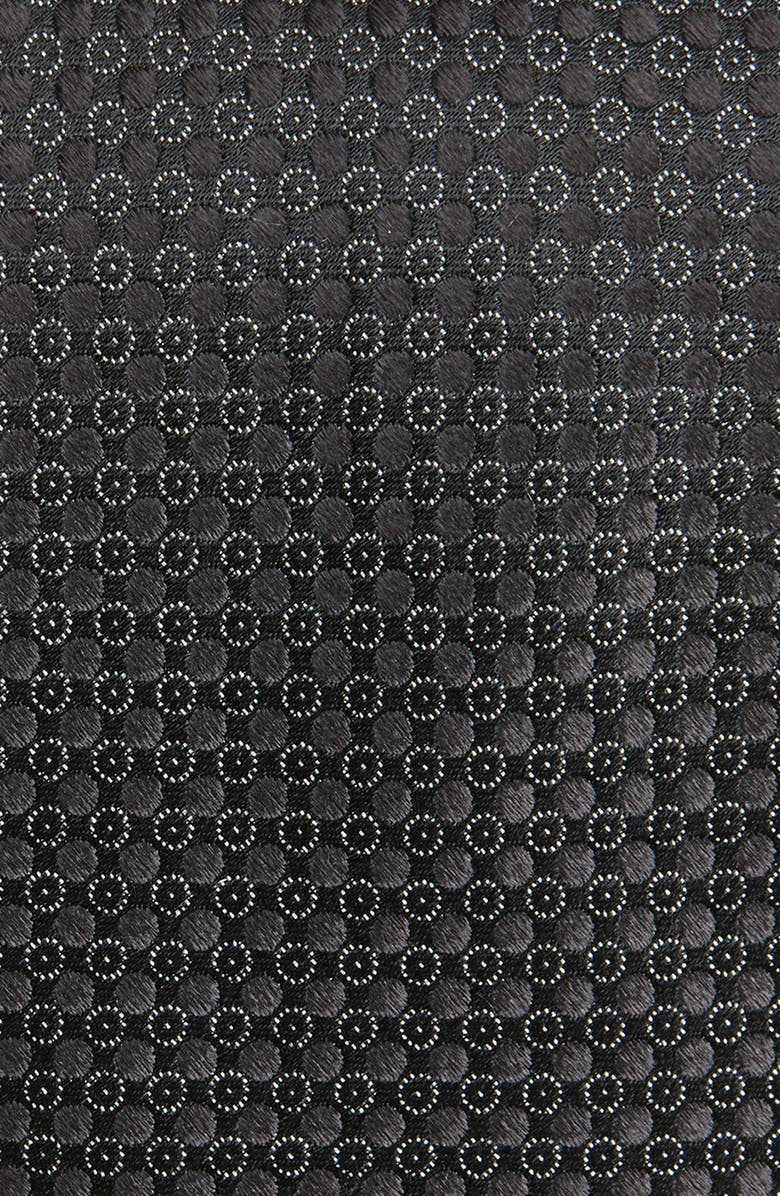 Nordstrom Lorel Dot Jacquard Silk Tie, Alternate, color, Black