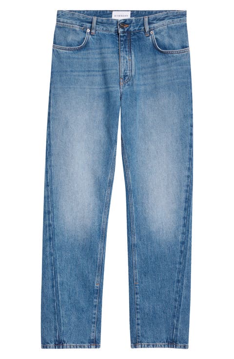 Couture Seam Straight Leg Jeans