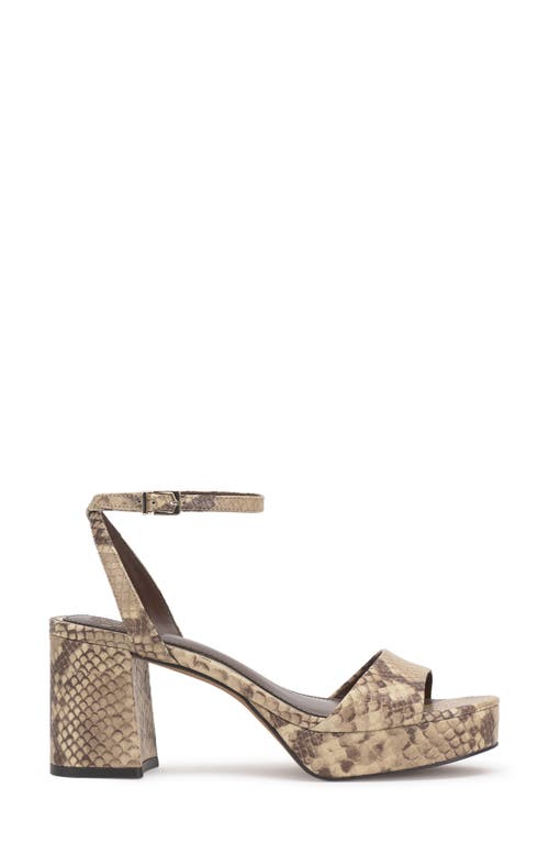 Vince Camuto Pendreya Platform Sandal In Animal Print