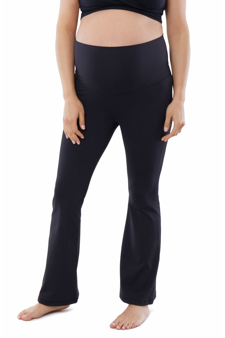 Yoga Maternity Pants, Main, color, BLACK