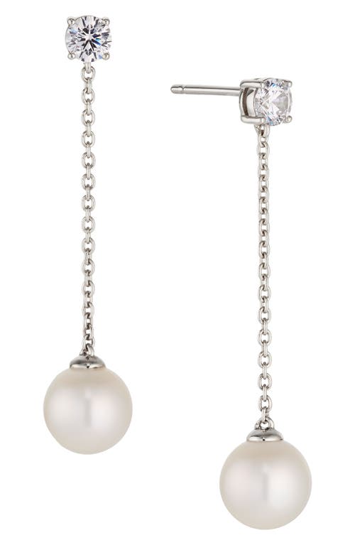 Nadri Cultured Genuine Freshwater Pearl Drop Earrings In Neutral