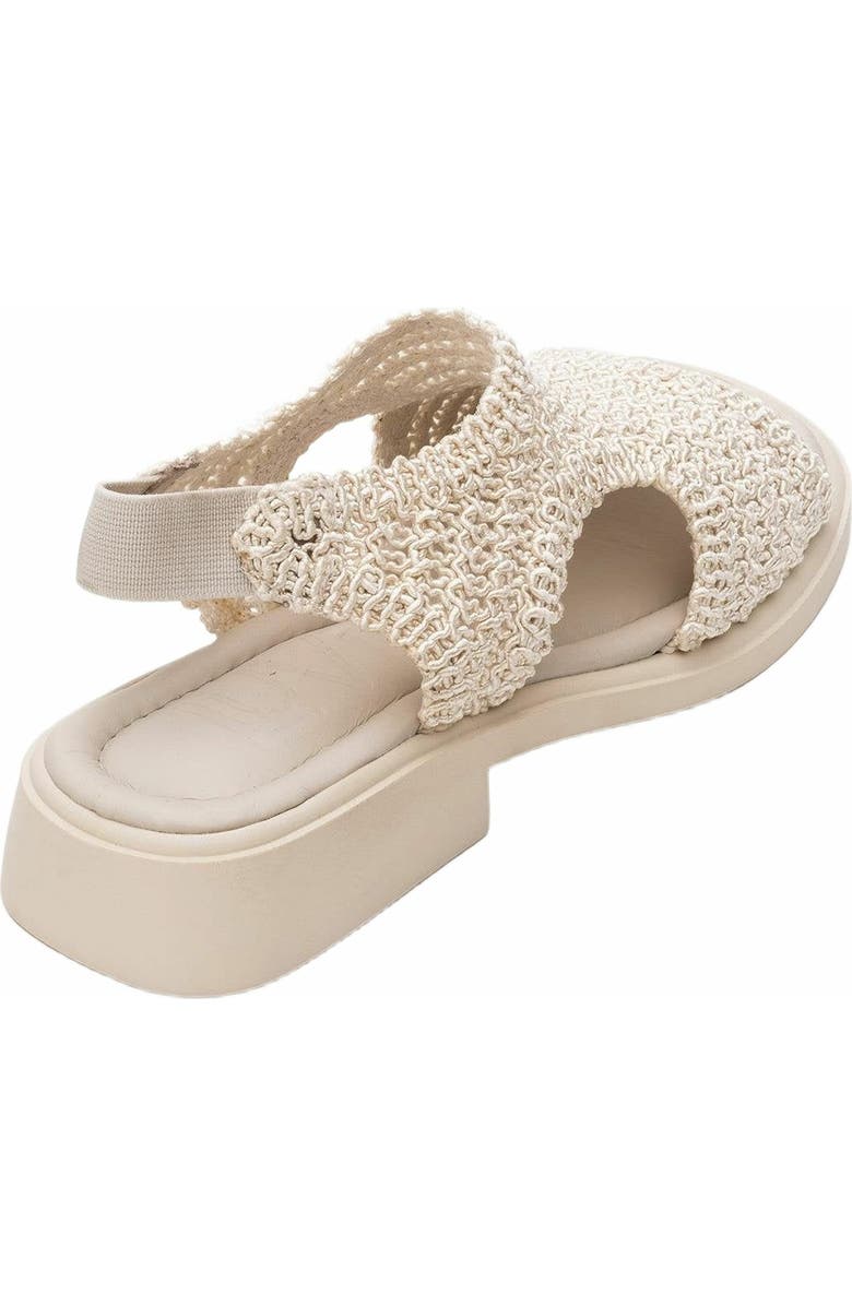 Forever & Always Shoes Weave Leather Woven Sandal, Alternate, color, Beige Leather