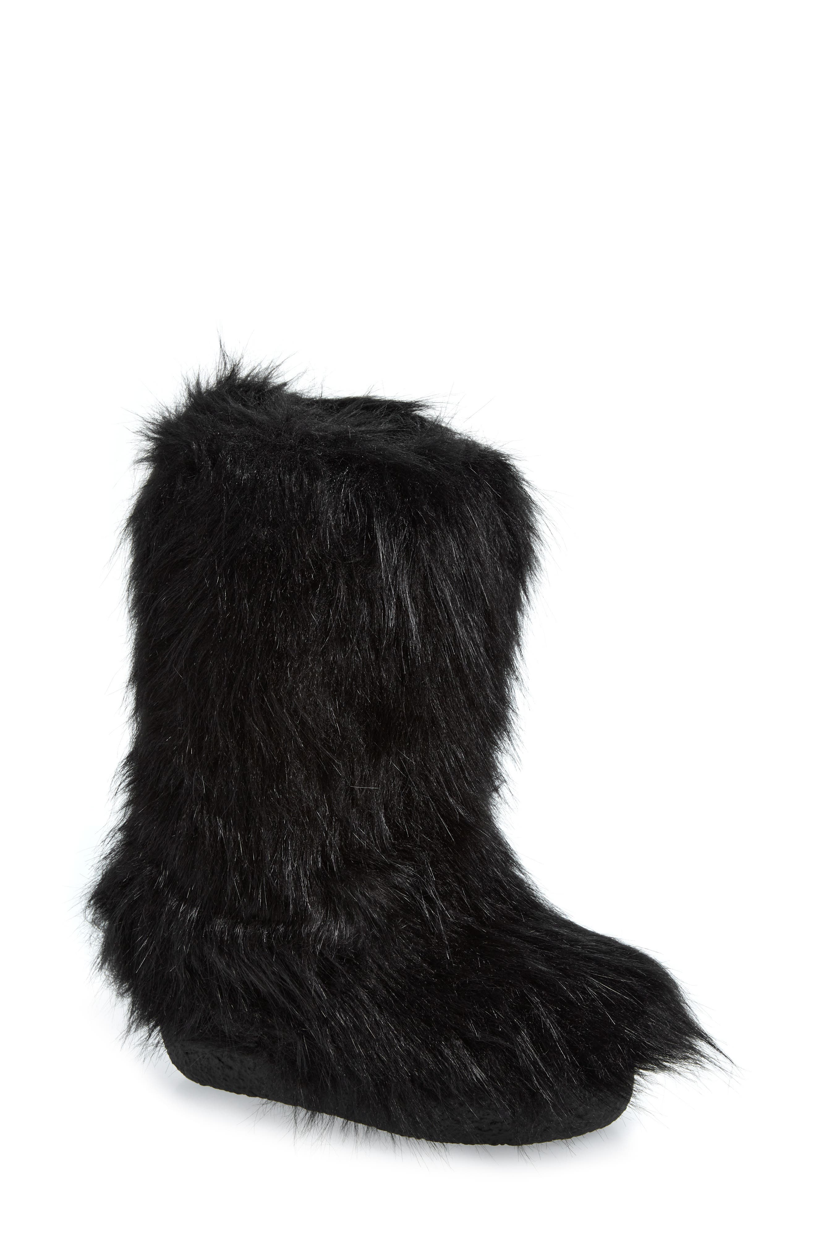 Jeffrey Campbell Faux Fur Bootie, Main, color, 