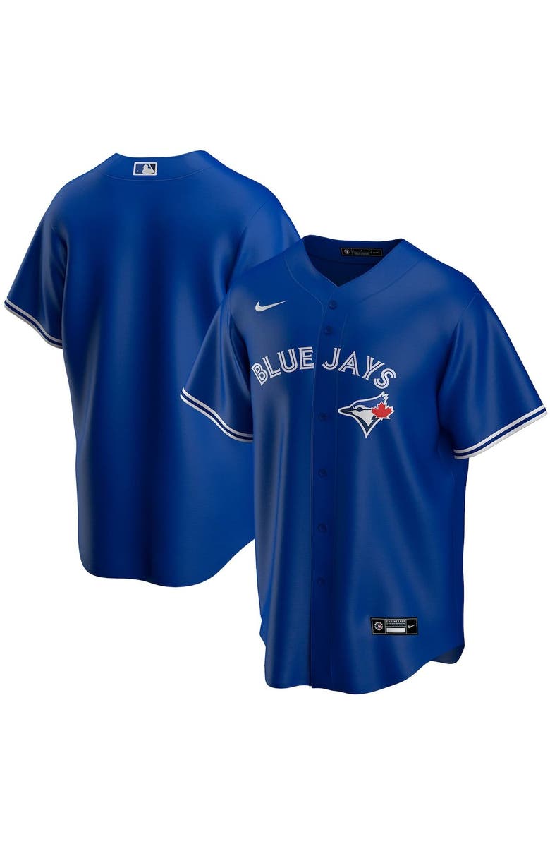 Nike Men's Nike Royal Toronto Blue Jays Alternate Replica Team Jersey, Main, color, 