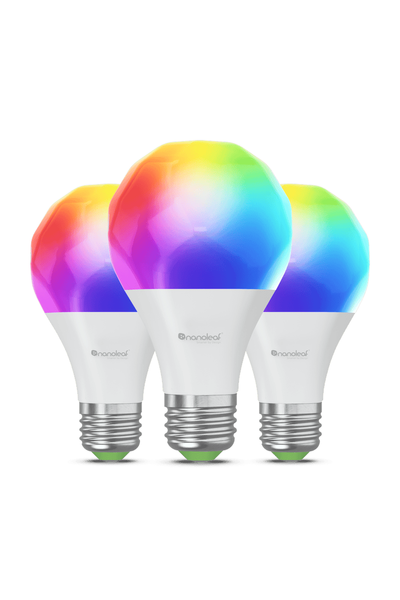 Matter Thread A19 Smart Bulbs, Main, color, Multicolor