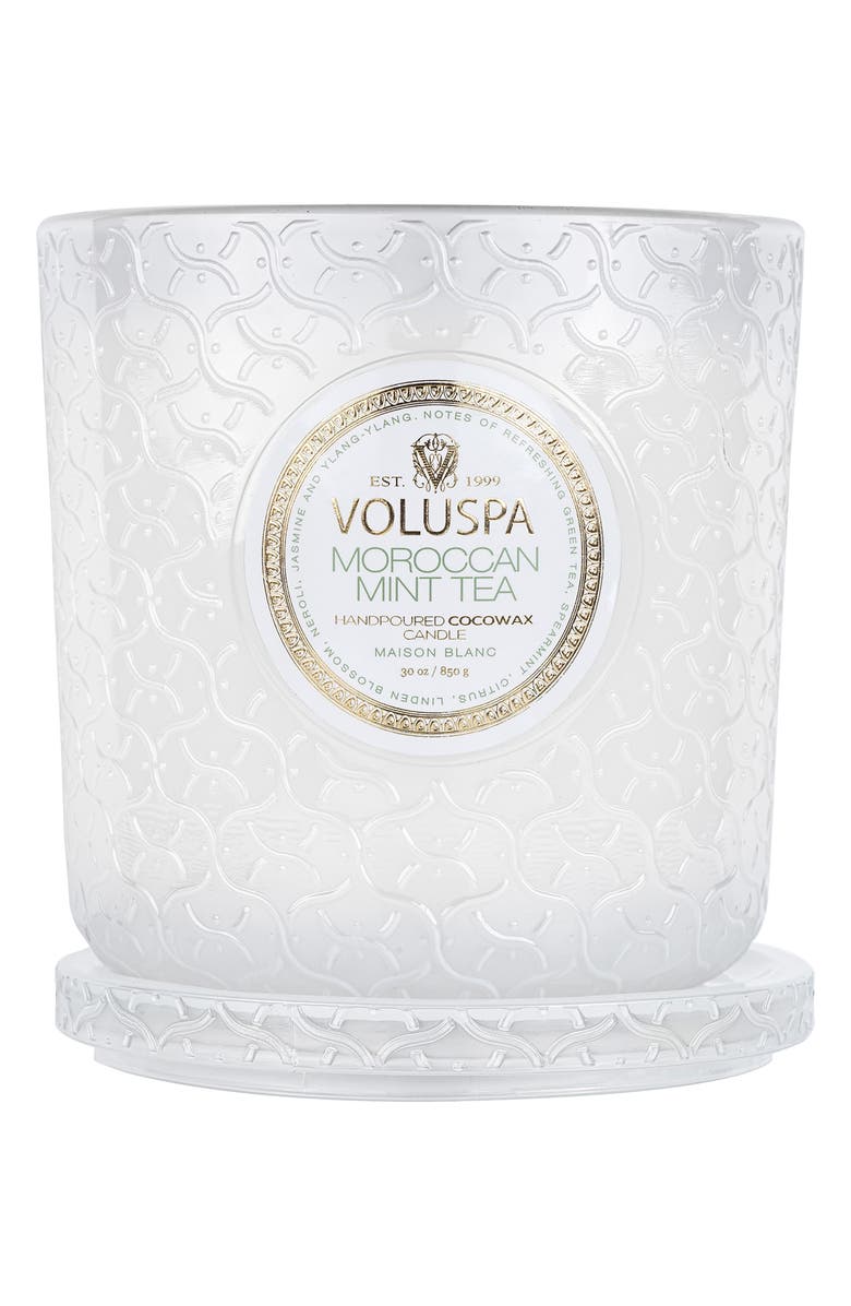 Voluspa Moroccan Mint Tea Luxe Candle, Alternate, color, Moraccan Mint