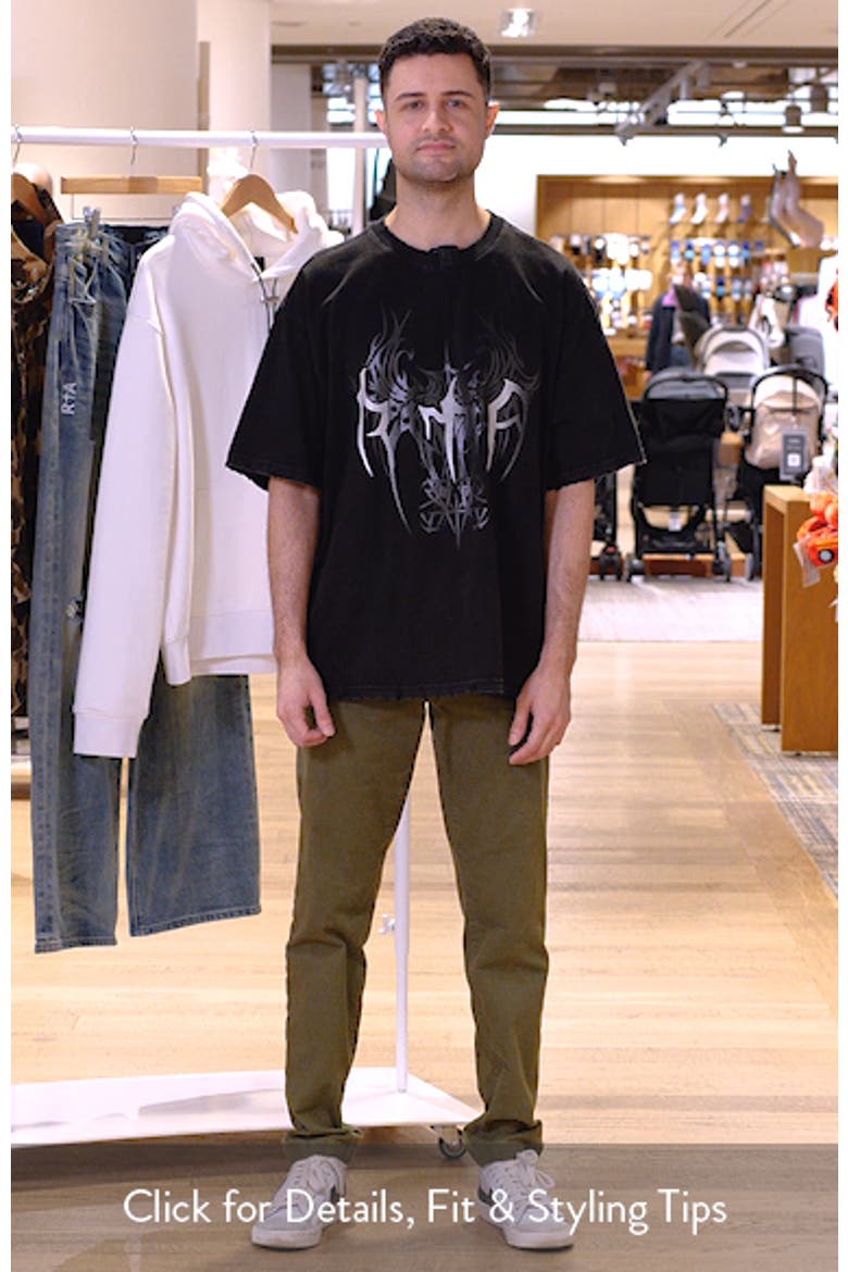 Colin Cyber Sigilism Oversize Graphic T-Shirt video