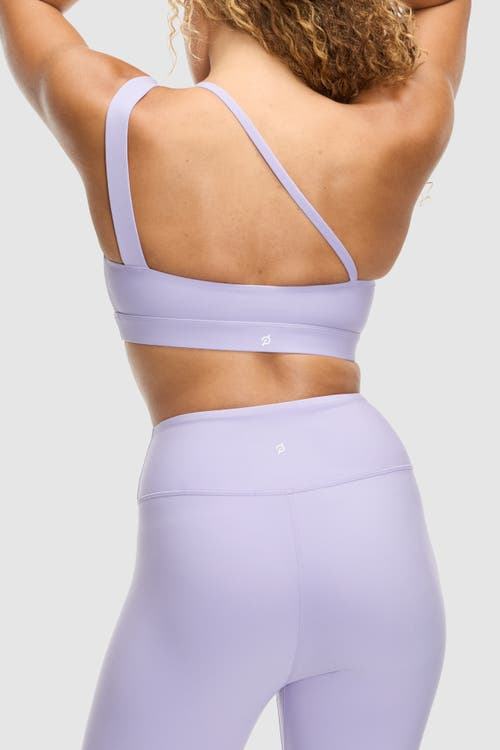 Peloton Cadent O-ring One Shoulder Bra In Purple