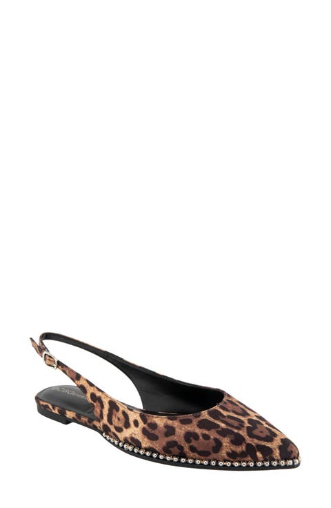 Valerie Slingback Pointed Toe Flat (Women)